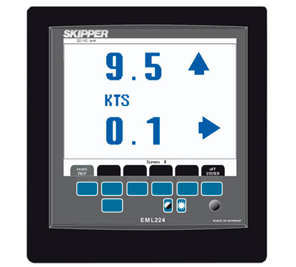 Skipper E~ML-224 Electromagnetic Speedlog