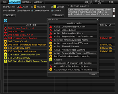 Furuno Voyager Alert Management