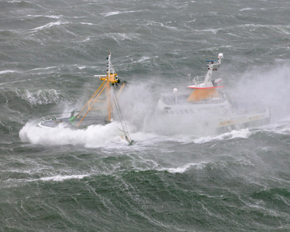 Fishery trawler Z-548 off Texel