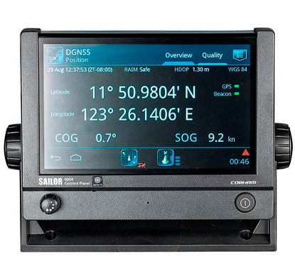 The SAILOR 6560 GNSS System and SAILOR 6561 GNSS Basic (Global Navigation Satellite System) set new standards in functionality and flexibility.