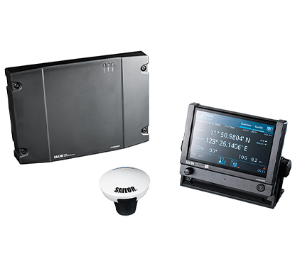 The SAILOR 6560 GNSS System and SAILOR 6561 GNSS Basic (Global Navigation Satellite System) set new standards in functionality and flexibility.