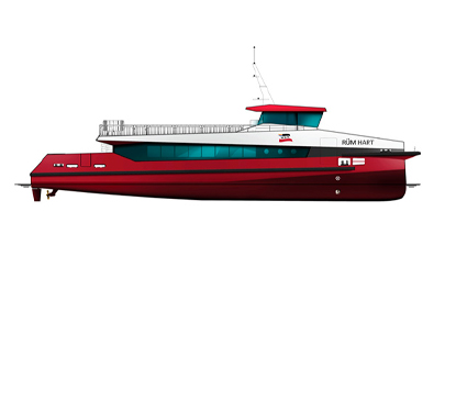 Nav/Com package catamaran ferry