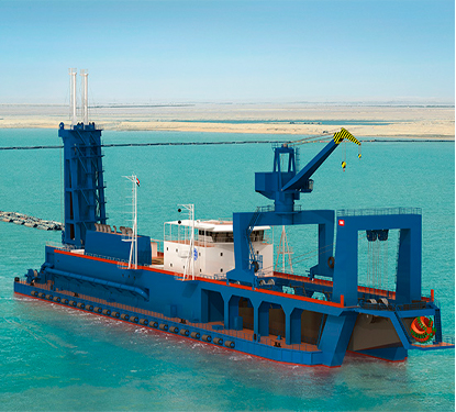 NavCom package for two cutter suction dredgers