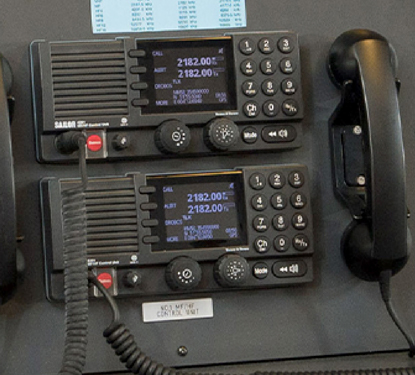 Cobham equipment in radio console