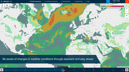 Wärtsilä Fleet Operations Centre - Weather module