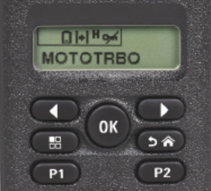 Motorola MOTOTRBO XiR P6600i Close-up Keypad