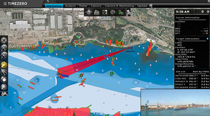 TZ Coastal - Real time video camera monitoring integrated into the satellite view