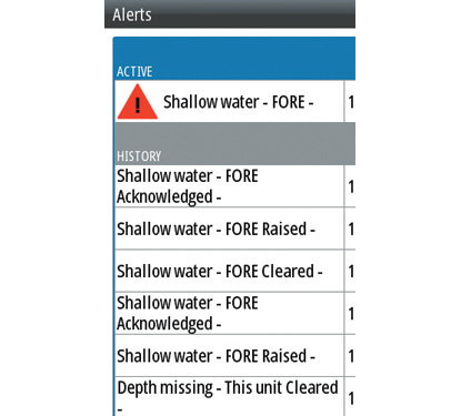 Simrad S3009 Screen