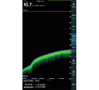 Simrad S3009 Screen