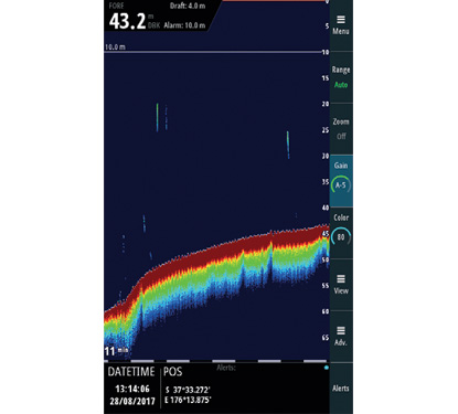 Simrad S3009 Screen