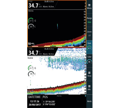 Simrad S3009 Screen