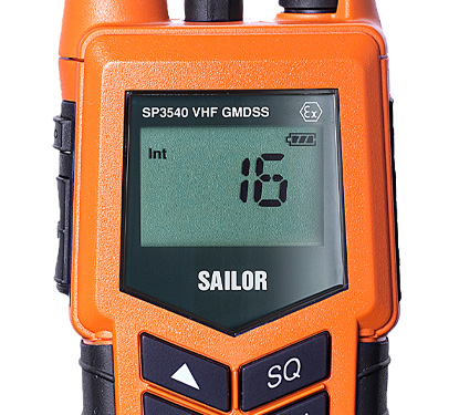 SAILOR SP3540 Portable VHF ATEX GMDSS Screen