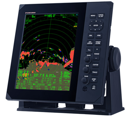 FR-12 Color LCD Marine Radar Display