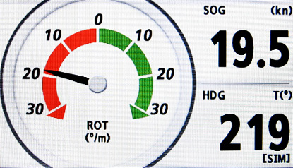 RD33 Display Rate of Turn